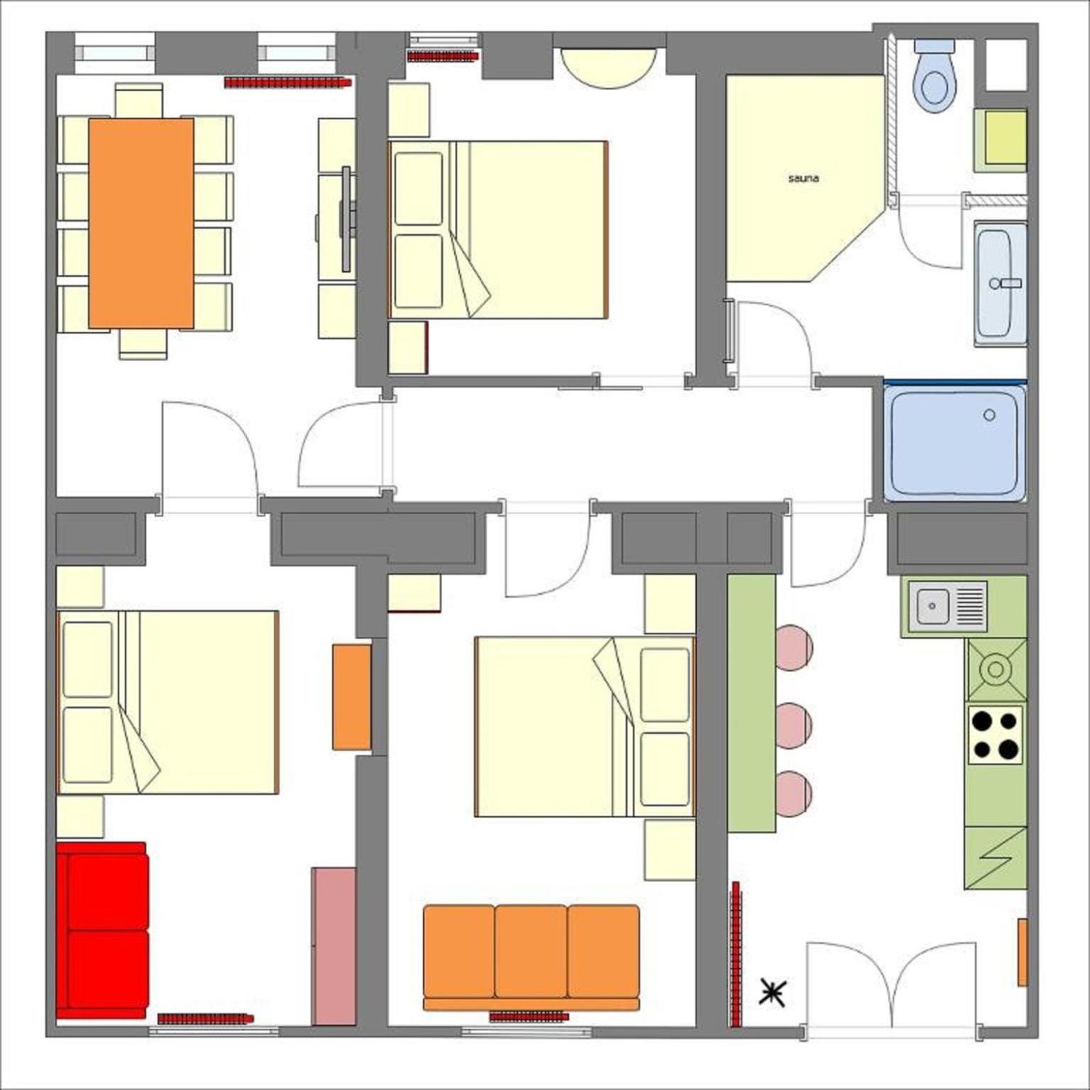 Brooklyn Sauna Apt By Ruterra Praha Bagian luar foto